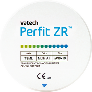 Диск многослойный из диоксида циркония Vatech Perfit ZR TSML фото